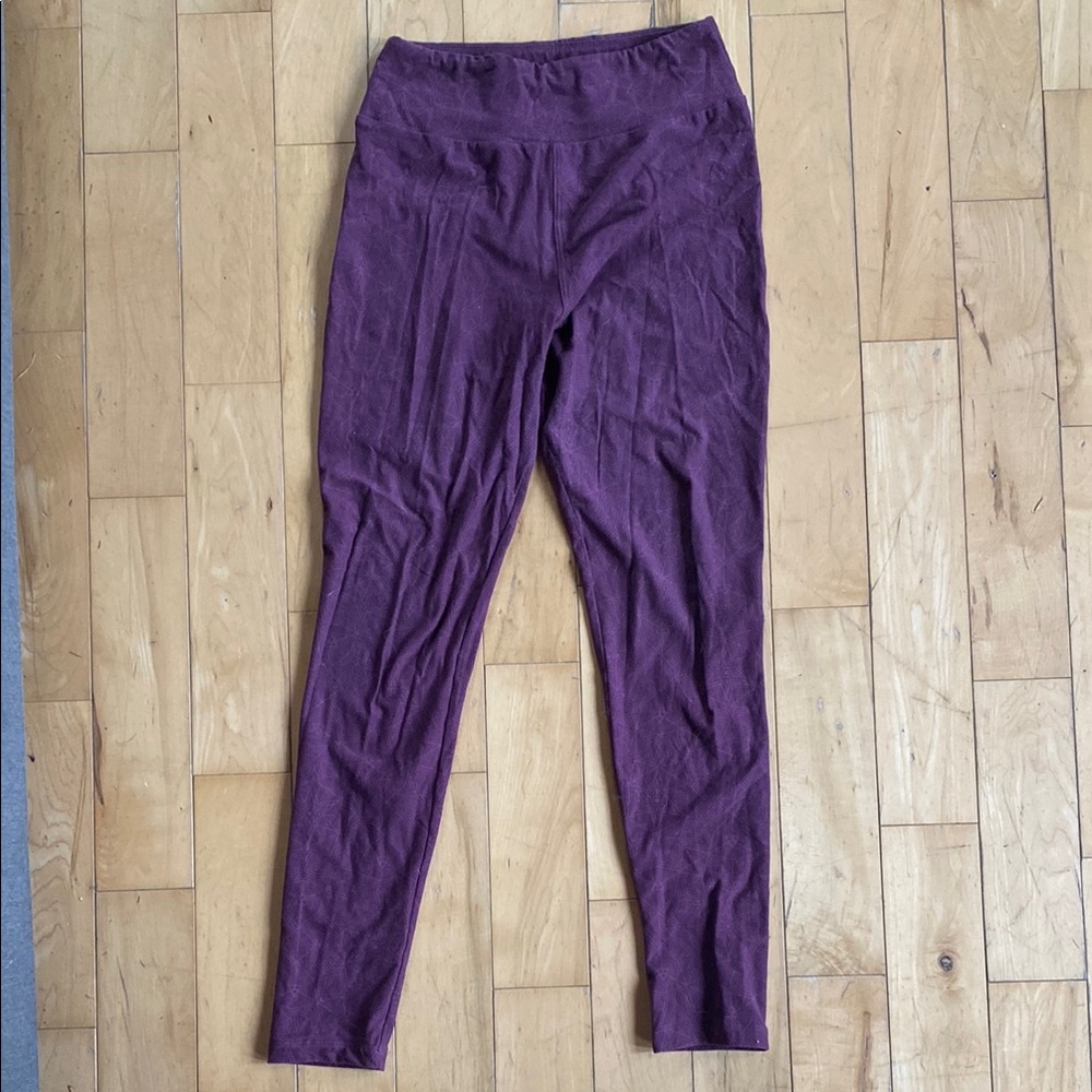 LuLaRoe Plum Leggings
